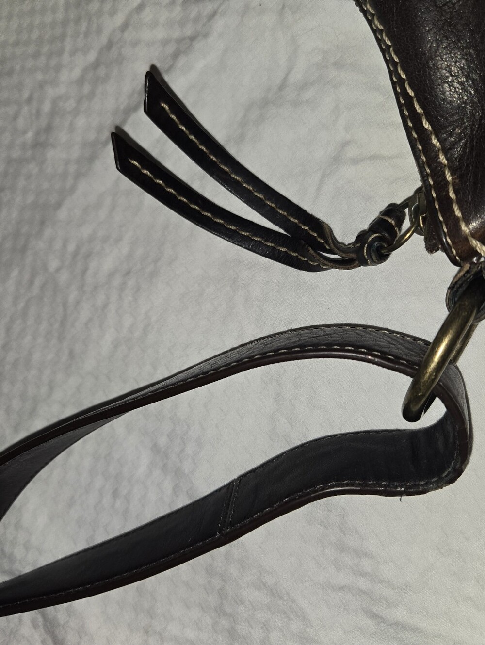 VINTAGE COACH Brown  BAG - Picture 4 of 17